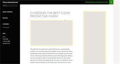Desktop Screenshot of polyurethanevarnish.com